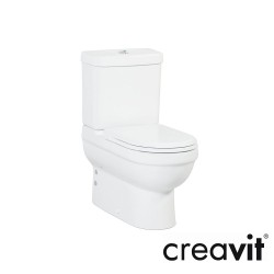 Λεκάνη Δαπέδου Creavit Vitroya Πισωστόμια με Κάλυμμα Soft Close VT310 Λεκάνη Δαπέδου Creavit Vitroya Πισωστόμια με Κάλυμμα Soft Close VT310